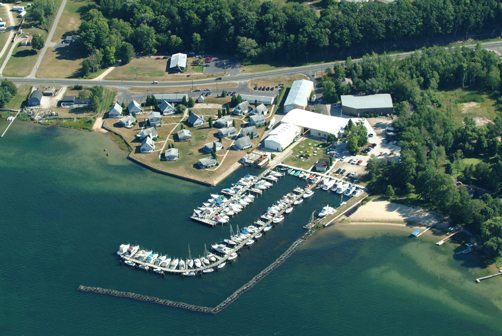 Counties » Benzie » Onekama Marina Anderson Aerial Photography