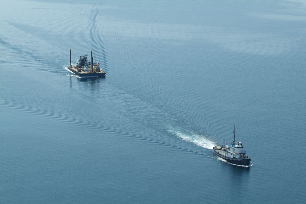 William Gaynor Towing Barge on Lake Michigan #2