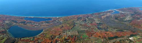 Herring Lakes & Frankfort Panoramic Fall
