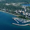 Traverse City Downtown Panoramic NW-SE