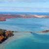 Little Glen Lake at Narrows Fall