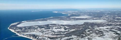 Crystal Lake Winter Panoramic