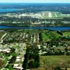 Final Approach Cherry Capital Airport Runway 10 Panoramic E-W